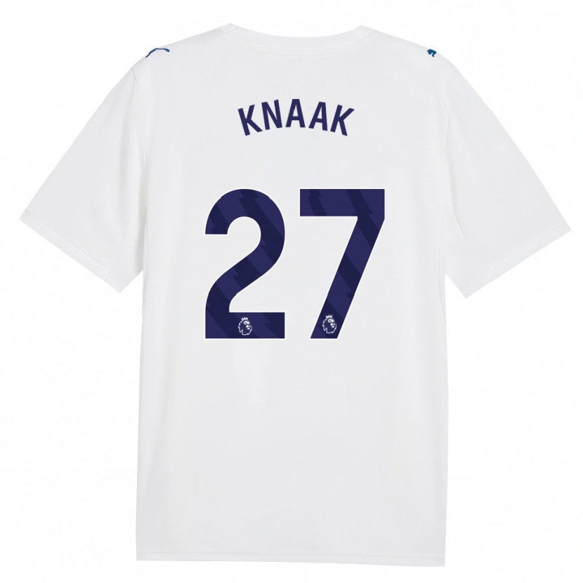 Danxen Mulher Camisola Rebecca Knaak #27 Marinha Branco Terceiro 2026/27 Camisa