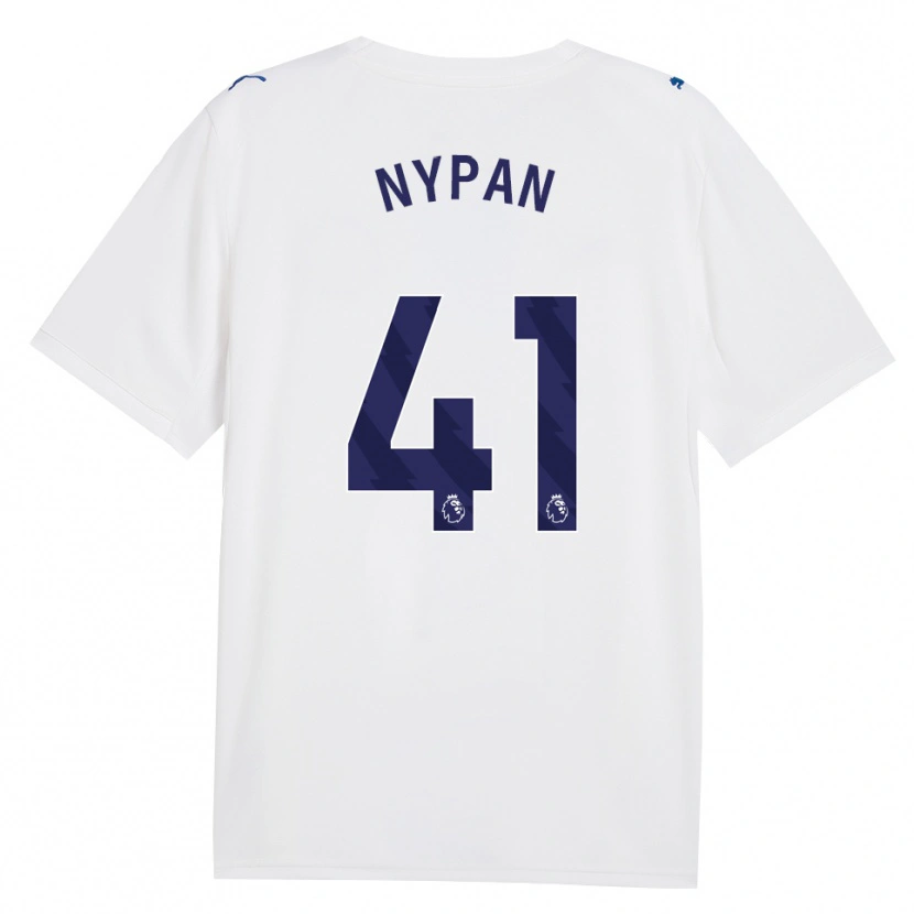 Danxen Mulher Camisola Sverre Nypan #41 Marinha Branco Terceiro 2026/27 Camisa
