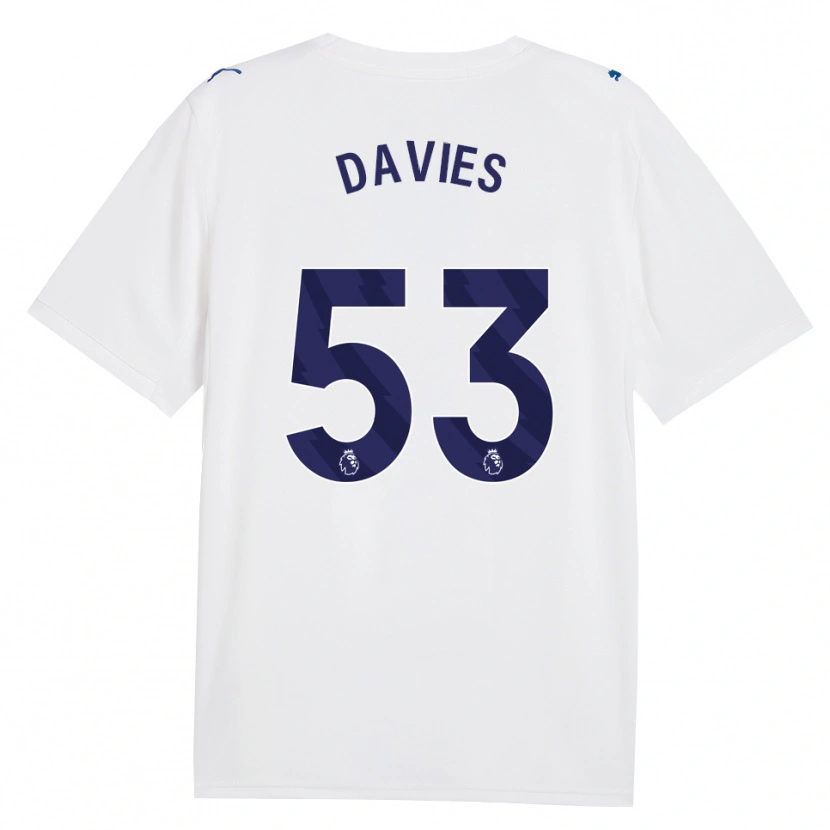 Danxen Mulher Camisola Mayzee Davies #53 Marinha Branco Terceiro 2026/27 Camisa