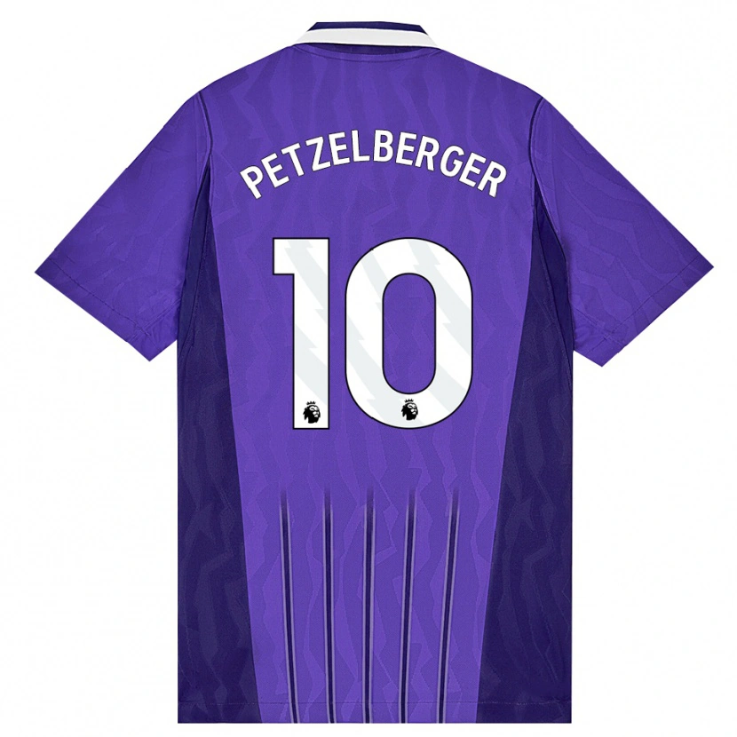 Danxen Mulher Camisola Ramona Petzelberger #10 Roxo Branco Terceiro 2026/27 Camisa