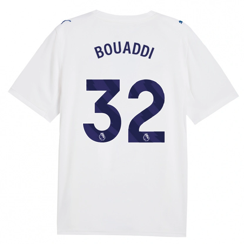 Danxen Mulher Camisola Ayyoub Bouaddi #32 Marinha Branco Terceiro 2026/27 Camisa
