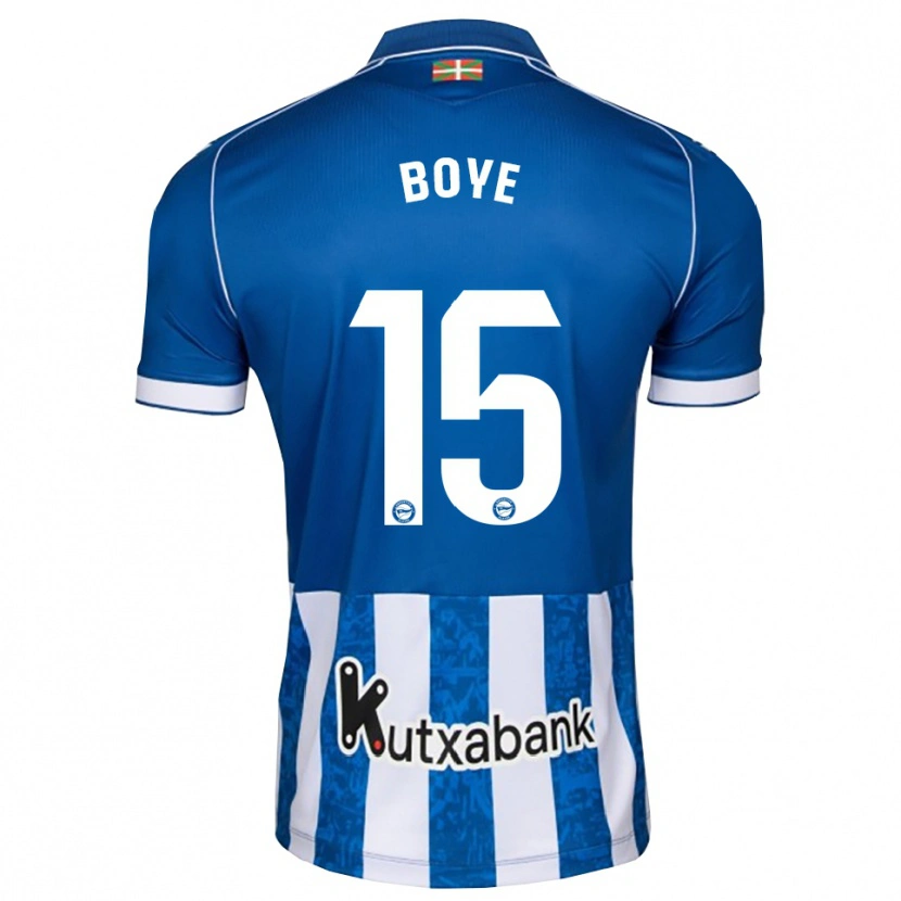 Danxen Criança Camisola Lucas Boyé #15 Azul Branco Preto Principal 2026/27 Camisa
