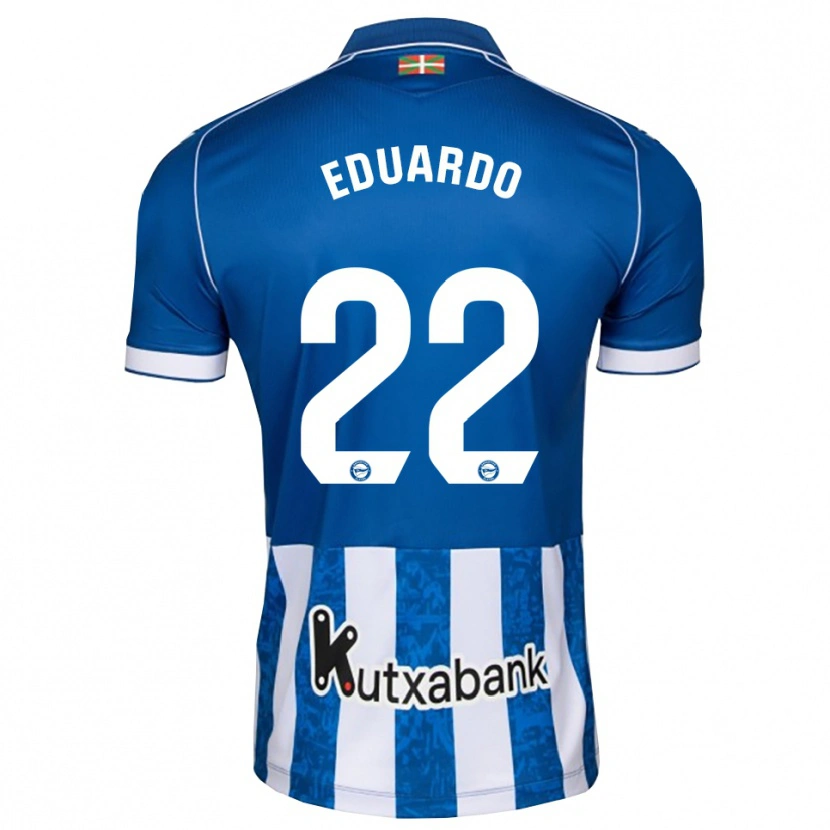 Danxen Criança Camisola Eduardo Fontana #22 Azul Branco Preto Principal 2026/27 Camisa