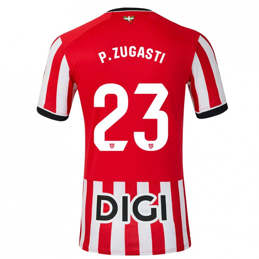 Danxen Criança Camisola Patricia Zugasti Osés #23 Vermelho Preto Branco Principal 2026/27 Camisa