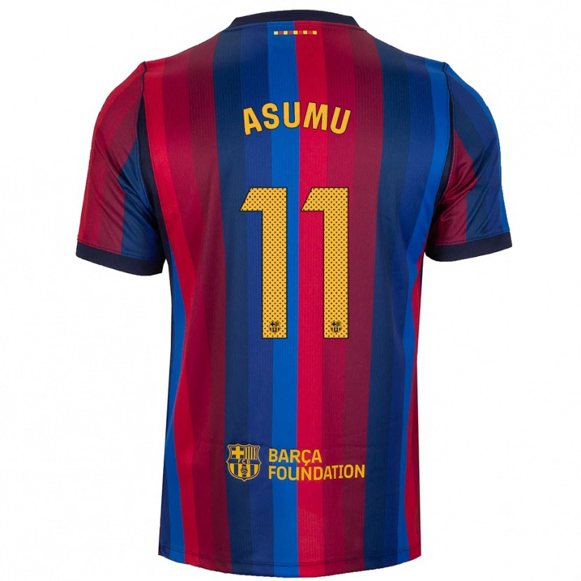 Danxen Criança Camisola Héctor Asumu #11 Azul Real Vermelho Amarelo Principal 2026/27 Camisa