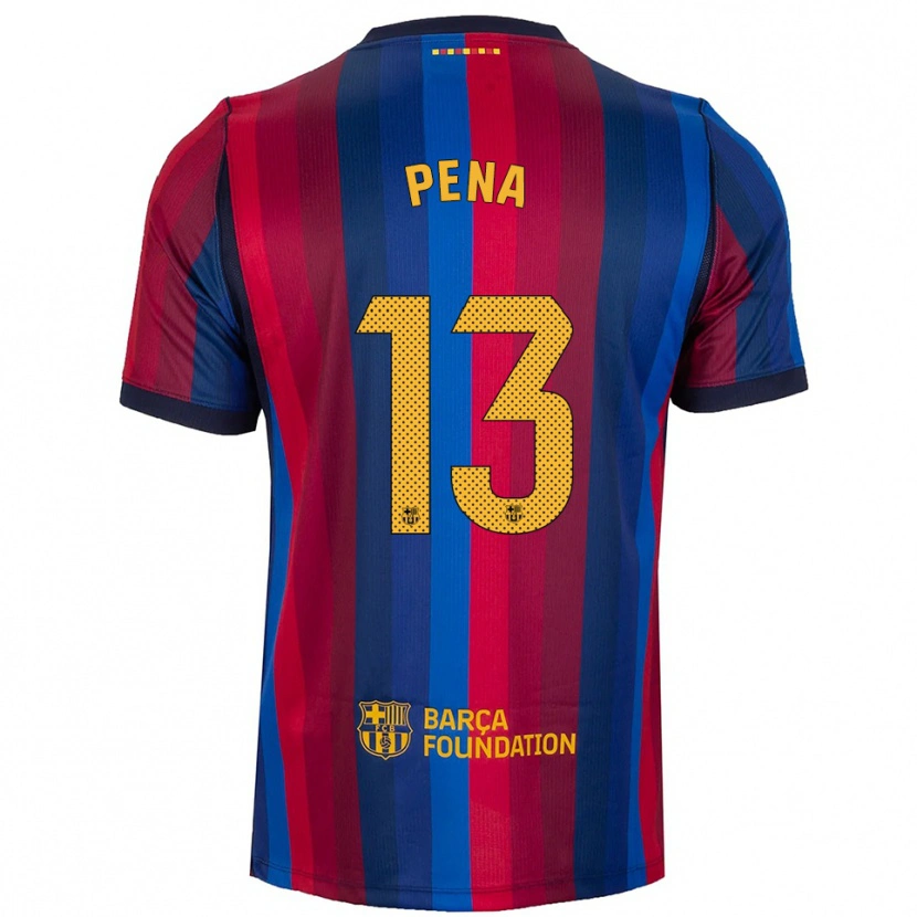 Danxen Criança Camisola Inaki Pena #13 Azul Real Vermelho Amarelo Principal 2026/27 Camisa