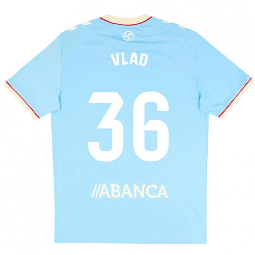 Danxen Criança Camisola Vladimir Henrique Silva #36 Azul Céu Branco Vermelho Principal 2026/27 Camisa