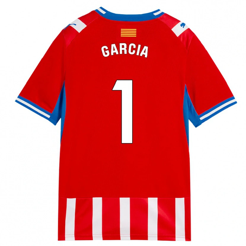Danxen Criança Camisola Lucas García #1 Vermelho Branco Azul Céu Principal 2026/27 Camisa