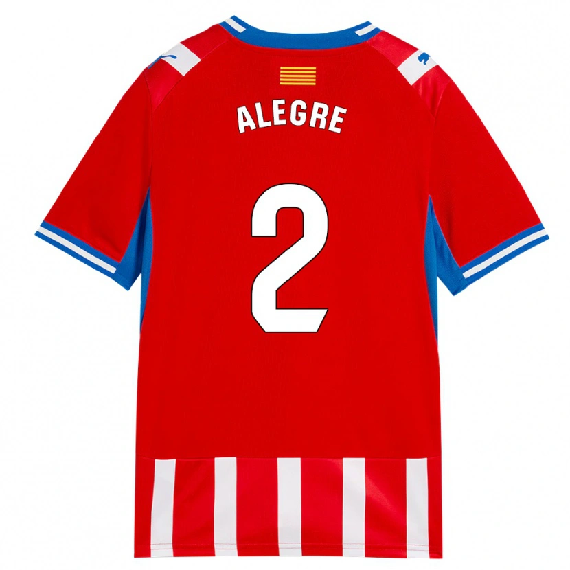 Danxen Criança Camisola Marc Alegre #2 Vermelho Branco Azul Céu Principal 2026/27 Camisa