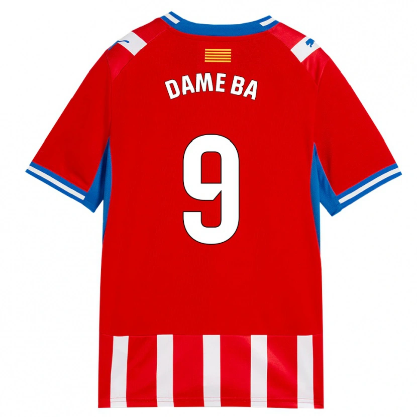 Danxen Criança Camisola Papa Dame Ba #9 Vermelho Branco Azul Céu Principal 2026/27 Camisa