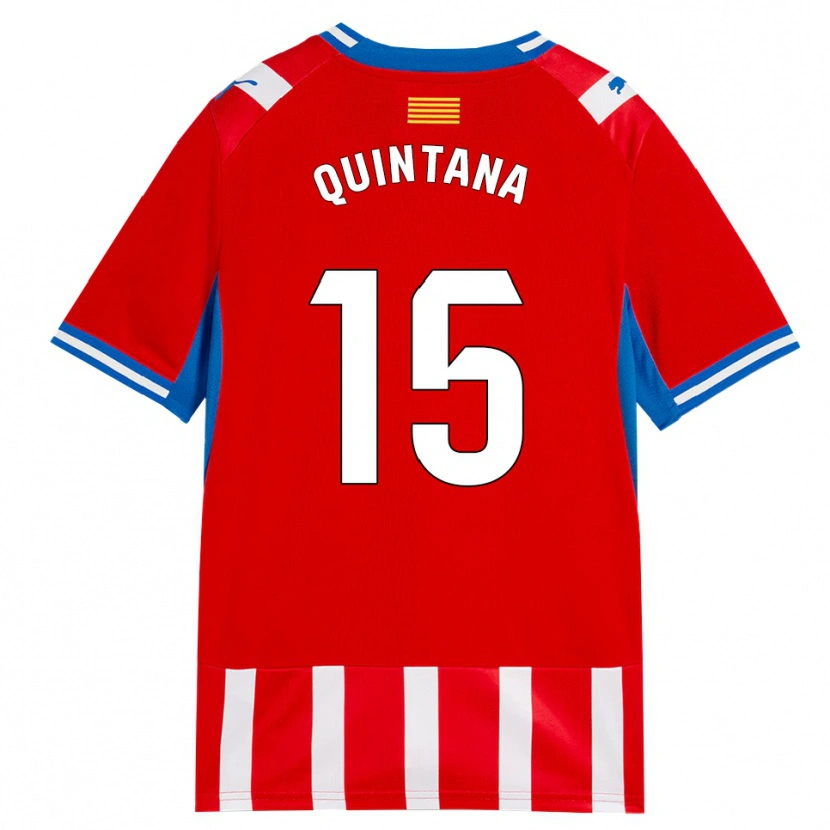 Danxen Criança Camisola Amru Quintana #15 Vermelho Branco Azul Céu Principal 2026/27 Camisa