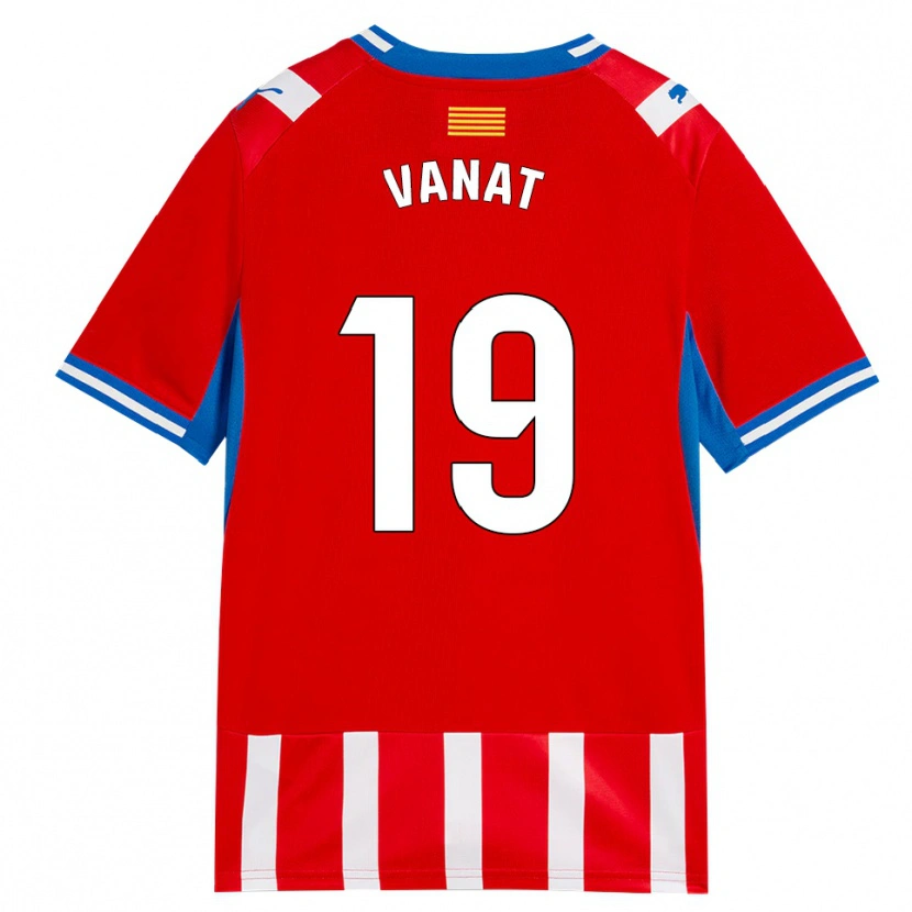 Danxen Criança Camisola Vladyslav Vanat #19 Vermelho Branco Azul Céu Principal 2026/27 Camisa