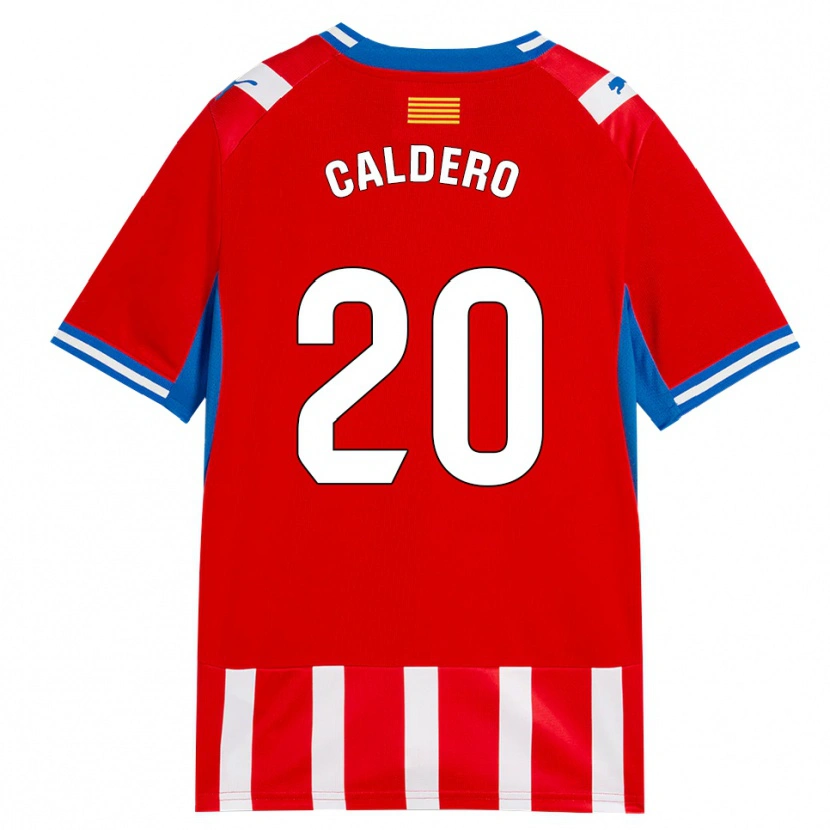 Danxen Criança Camisola Nil Caldero #20 Vermelho Branco Azul Céu Principal 2026/27 Camisa