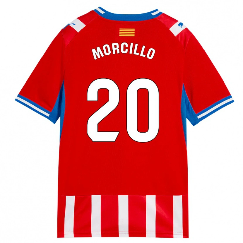 Danxen Criança Camisola Luis Morcillo #20 Vermelho Branco Azul Céu Principal 2026/27 Camisa