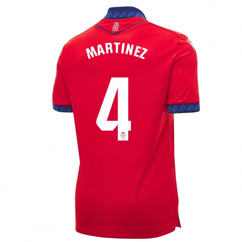 Danxen Criança Camisola Vera Martínez Viota #4 Vermelho Azul Marinho Branco Principal 2026/27 Camisa