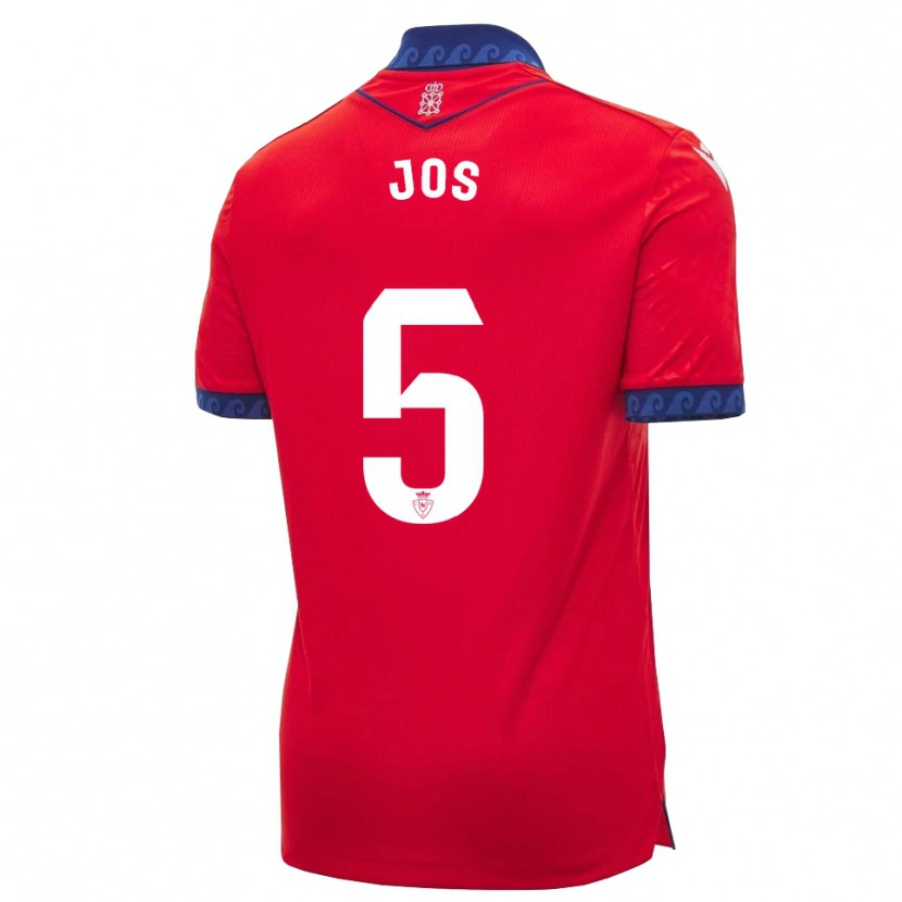 Danxen Criança Camisola Josune Urdaniz Maurin #5 Vermelho Azul Marinho Branco Principal 2026/27 Camisa