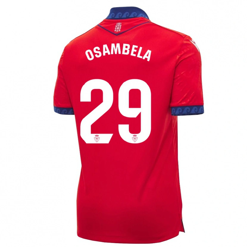 Danxen Criança Camisola Asier Osambela #29 Vermelho Azul Marinho Branco Principal 2026/27 Camisa