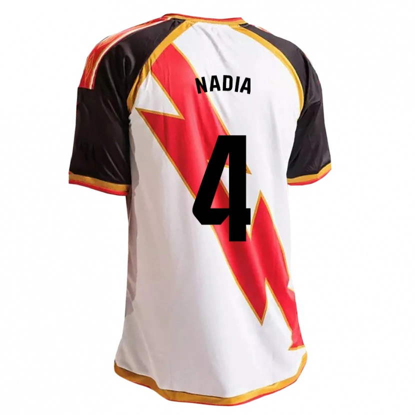 Danxen Criança Camisola Nadia Dopico Díaz #4 Preto Vermelho Branco Dourado Principal 2026/27 Camisa