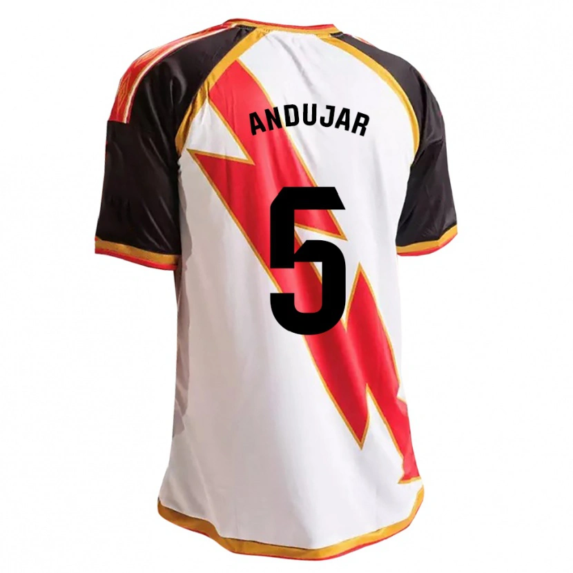 Danxen Criança Camisola Paula Andújar #5 Preto Vermelho Branco Dourado Principal 2026/27 Camisa