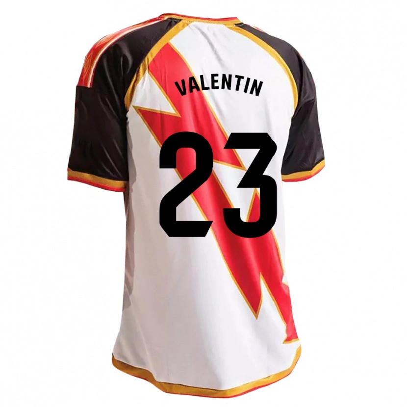 Danxen Criança Camisola Óscar Valentín #23 Preto Vermelho Branco Dourado Principal 2026/27 Camisa