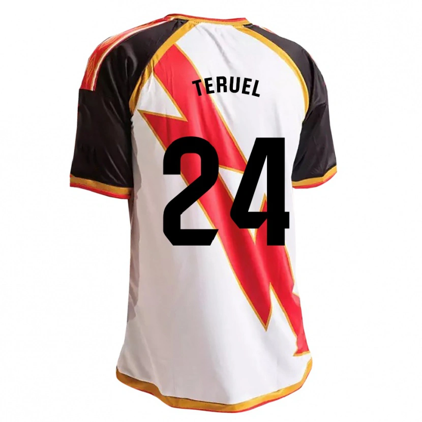 Danxen Criança Camisola Laura Teruel Montero #24 Preto Vermelho Branco Dourado Principal 2026/27 Camisa