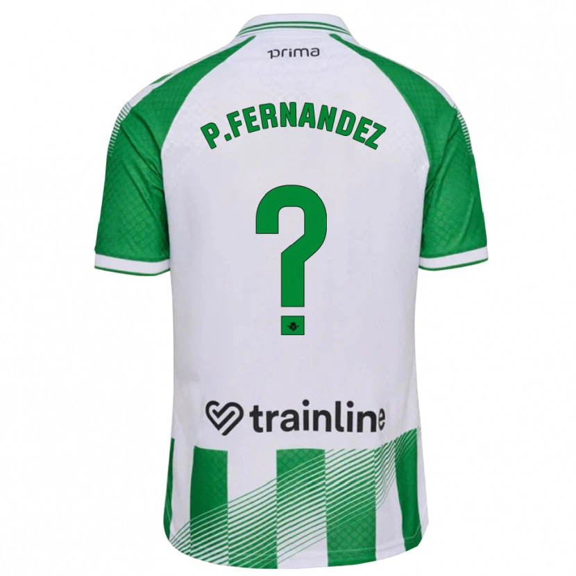 Danxen Criança Camisola Paulo Fernández #0 Verde Claro Preto Branco Principal 2026/27 Camisa