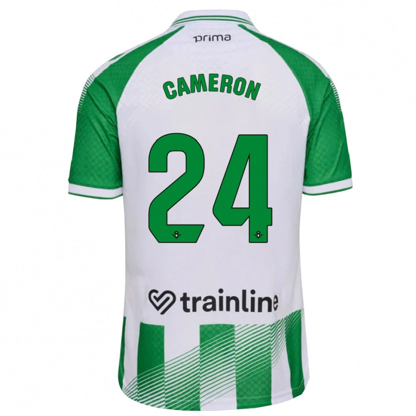 Danxen Criança Camisola Tiffany Devonna Cameron #24 Verde Claro Preto Branco Principal 2026/27 Camisa