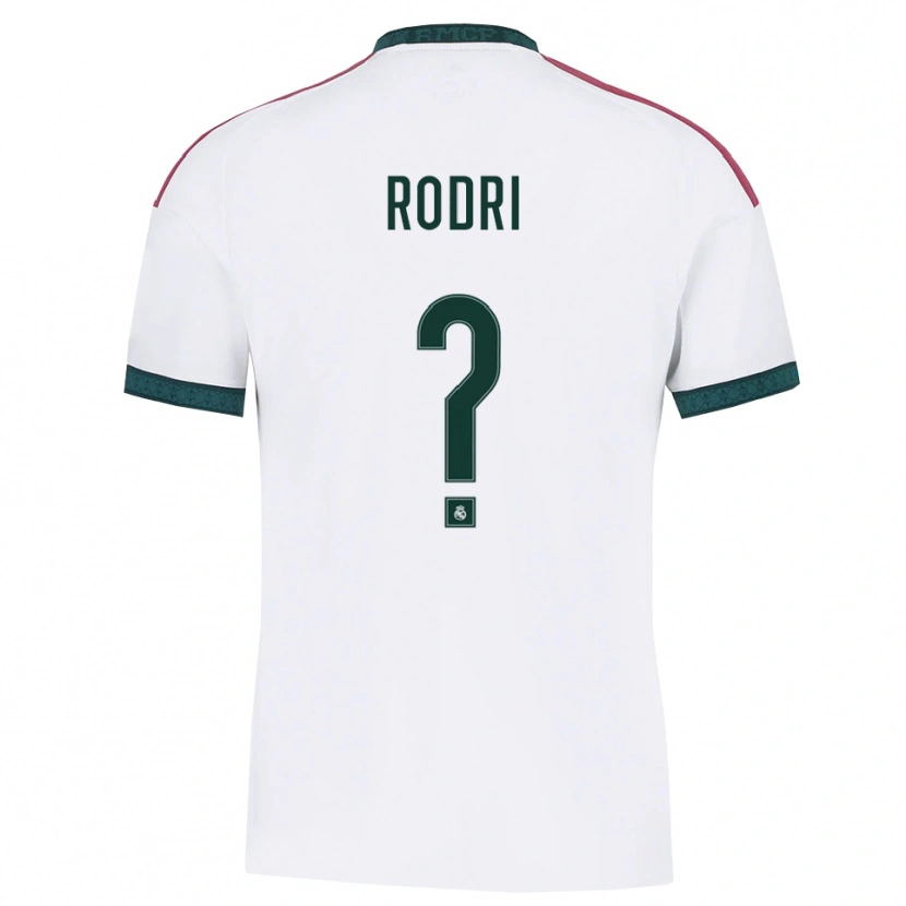 Danxen Criança Camisola Rodri #0 Verde Escuro Branco Vermelho Principal 2026/27 Camisa