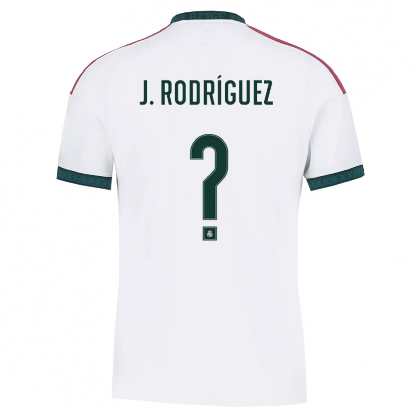 Danxen Criança Camisola Juan Rodríguez #0 Verde Escuro Branco Vermelho Principal 2026/27 Camisa