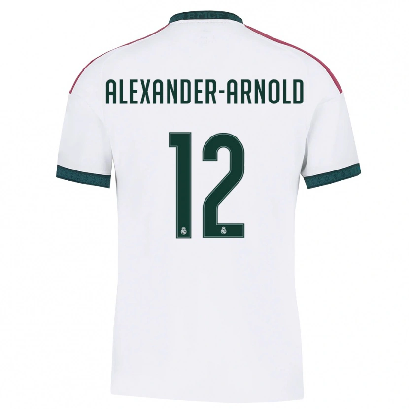 Danxen Criança Camisola Trent Alexander-Arnold #12 Verde Escuro Branco Vermelho Principal 2026/27 Camisa