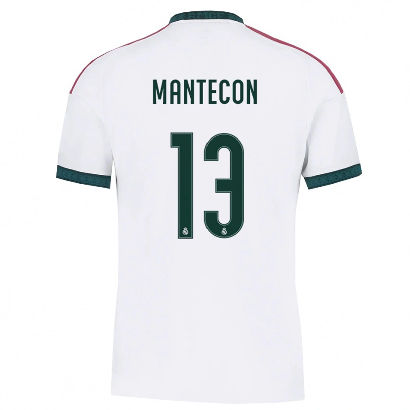 Danxen Criança Camisola Hugo Mantecon #13 Verde Escuro Branco Vermelho Principal 2026/27 Camisa