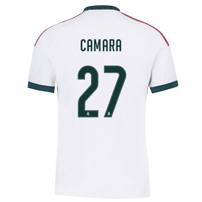 Danxen Criança Camisola Kalifa Camara #27 Verde Escuro Branco Vermelho Principal 2026/27 Camisa