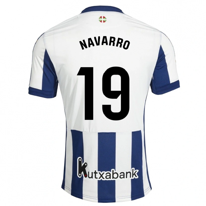 Danxen Criança Camisola Lorena Navarro #19 Azul Marinho Branco Dourado Principal 2026/27 Camisa