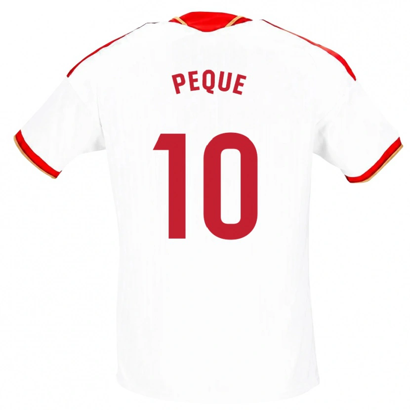 Danxen Criança Camisola Peque Fernández #10 Branco Vermelho Principal 2026/27 Camisa