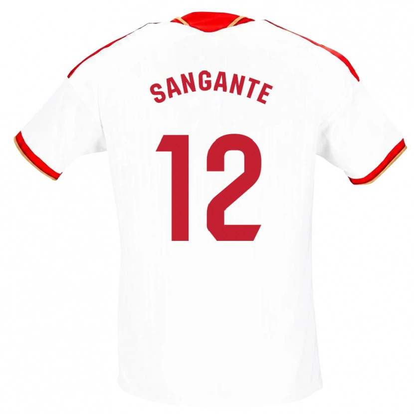 Danxen Criança Camisola Arouna Sangante #12 Branco Vermelho Principal 2026/27 Camisa