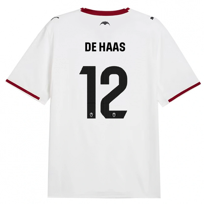 Danxen Criança Camisola Justin De Haas #12 Preto Branco Vermelho Amarelo Principal 2026/27 Camisa