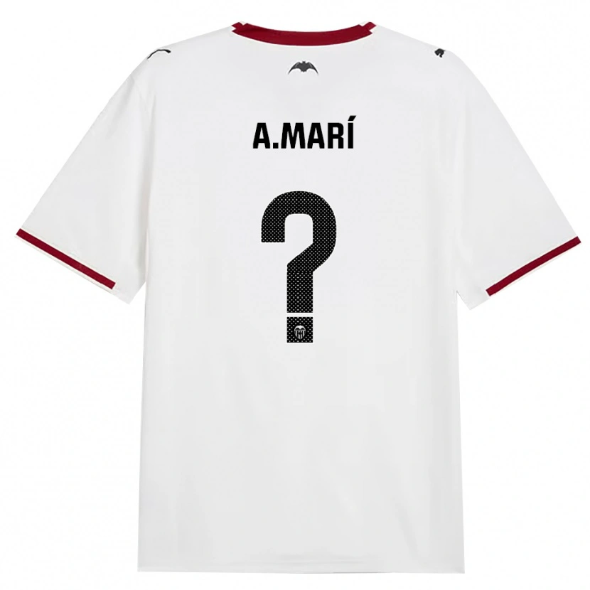 Danxen Criança Camisola Alberto Marí #0 Preto Branco Vermelho Amarelo Principal 2026/27 Camisa