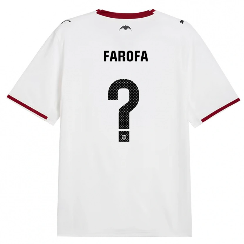 Danxen Criança Camisola Rodrigo Farofa #0 Preto Branco Vermelho Amarelo Principal 2026/27 Camisa