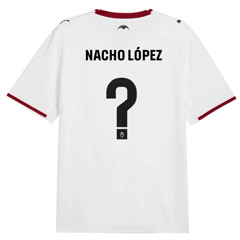 Danxen Criança Camisola Nacho López #0 Preto Branco Vermelho Amarelo Principal 2026/27 Camisa
