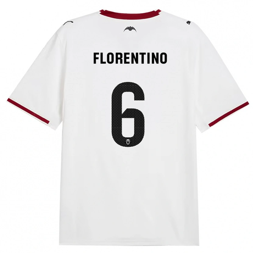 Danxen Criança Camisola Claudia Florentino #6 Preto Branco Vermelho Amarelo Principal 2026/27 Camisa