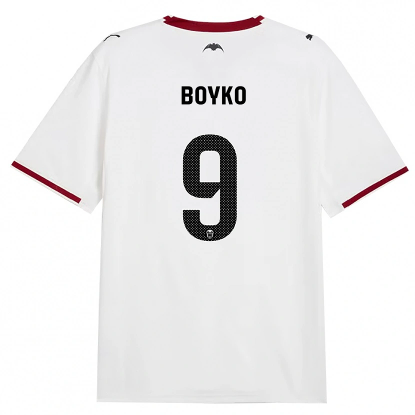 Danxen Criança Camisola Yaroslav Boyko #9 Preto Branco Vermelho Amarelo Principal 2026/27 Camisa