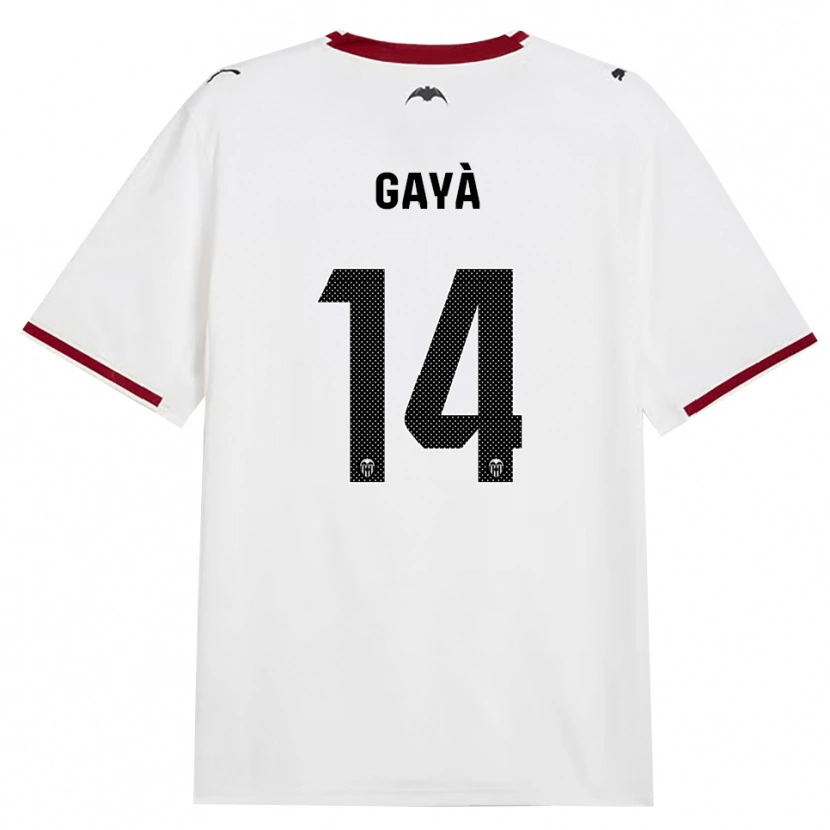 Danxen Criança Camisola José Gayà #14 Preto Branco Vermelho Amarelo Principal 2026/27 Camisa