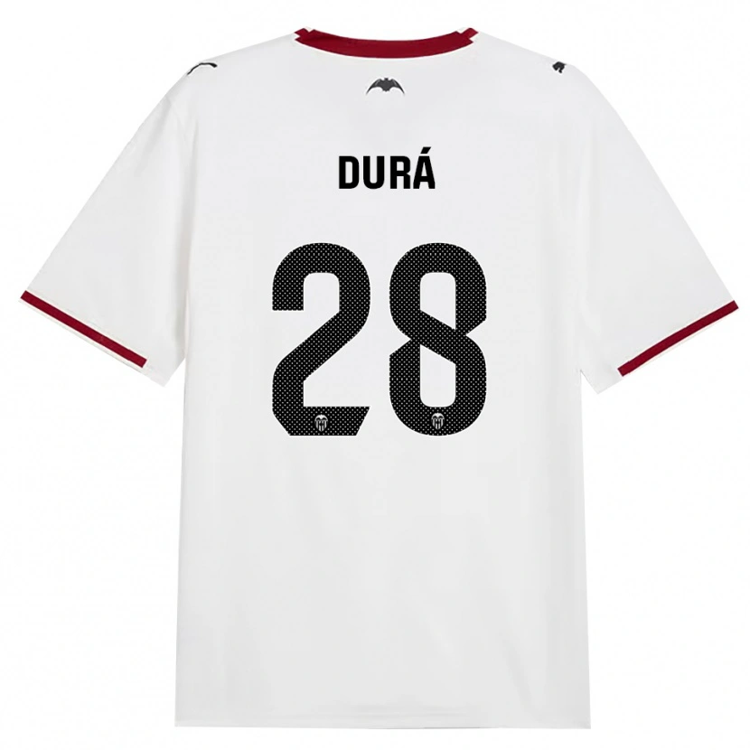 Danxen Criança Camisola Jaume Durá #28 Preto Branco Vermelho Amarelo Principal 2026/27 Camisa