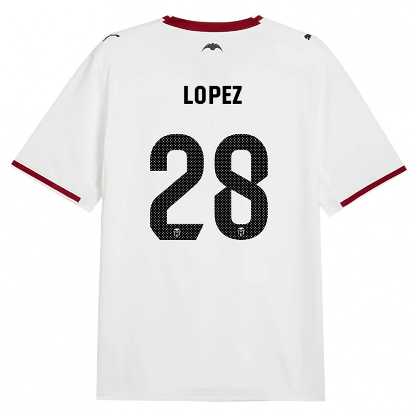Danxen Criança Camisola Saray Lopez #28 Preto Branco Vermelho Amarelo Principal 2026/27 Camisa