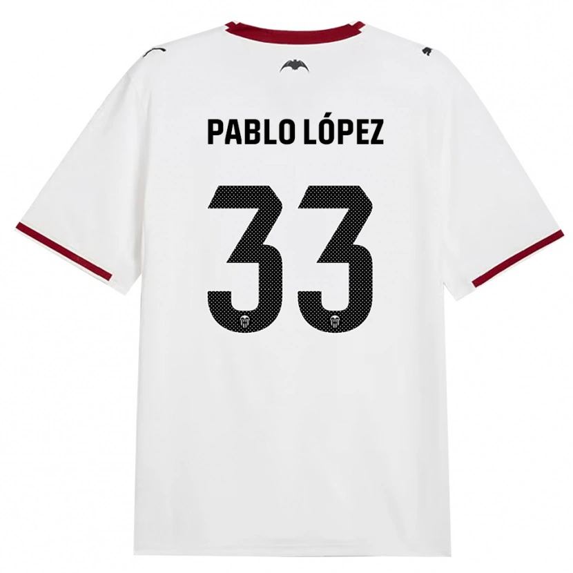Danxen Criança Camisola Pablo López #33 Preto Branco Vermelho Amarelo Principal 2026/27 Camisa