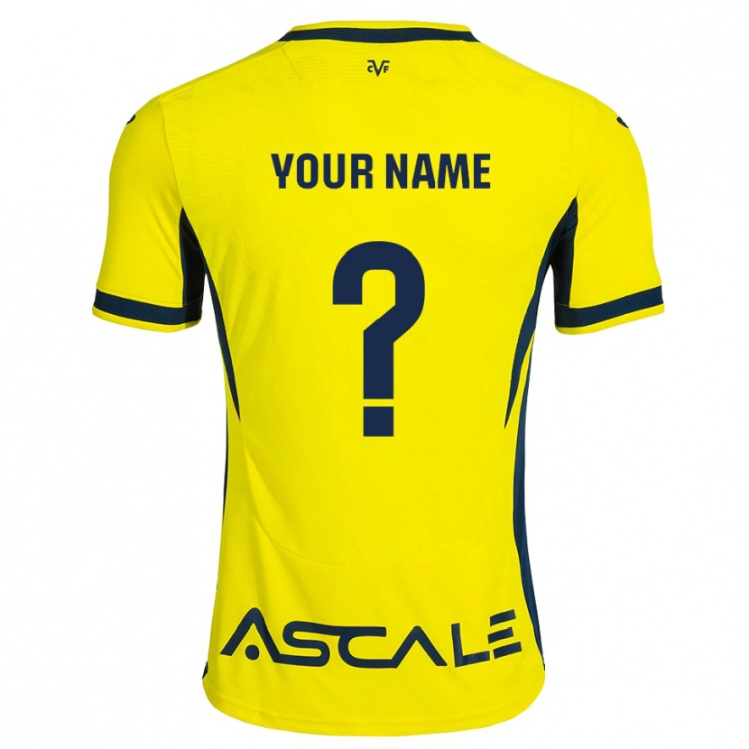 Danxen Criança Camisola Seu Nome #0 Amarelo Preto Vermelho Principal 2026/27 Camisa