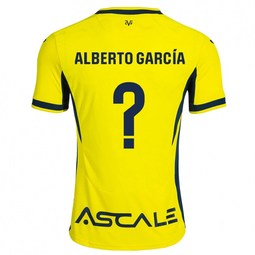 Danxen Criança Camisola Alberto García #0 Amarelo Preto Vermelho Principal 2026/27 Camisa