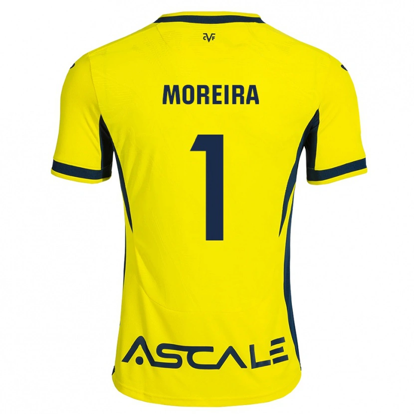 Danxen Criança Camisola Yago Moreira #1 Amarelo Preto Vermelho Principal 2026/27 Camisa