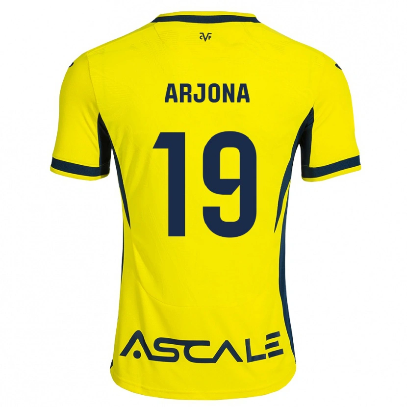Danxen Criança Camisola Julio Arjona #19 Amarelo Preto Vermelho Principal 2026/27 Camisa