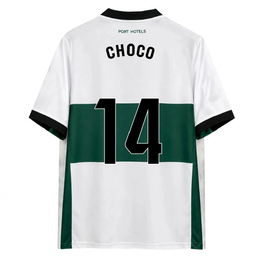 Danxen Criança Camisola Choco #14 Verde Branco Vermelho Principal 2026/27 Camisa